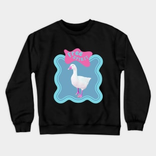 Free spirit duck Crewneck Sweatshirt